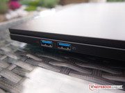 The right side only accommodates two USB 3.0 ports.
