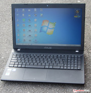 The Asus P55VA outdoors.