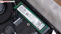 The internal M.2 NVMe SSD