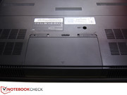 The battery is centered on the rear.