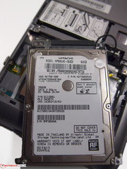 Hitachi's hard drive has a capacity of 500 GB.
