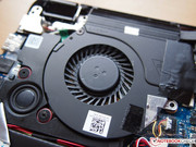 The fan is on most of the time and is quite audible.