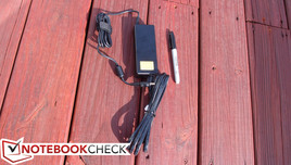 Relatively large AC adapter