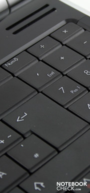 Packard Bell Easynote TJ75: Keyboard