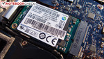 The Samsung 128 GB SSD in our review unit