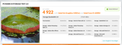 PCMark 8 Storage details