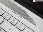 However, the hissing speakers above the keyboard are deterring.