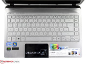 Keyboard with big gaps