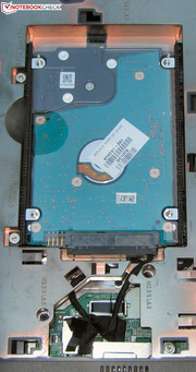 The hard drive can be swapped out.