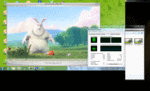 Big Buck Bunny & Elephants Dream 1080p: smoothly on AC and battery power, with highest CPU load