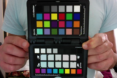 FaceTime HD camera - ColorChecker chart