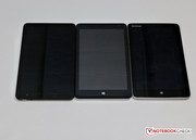 Wintab 8 with Dell Venue 8 Pro (left) and Lenovo Miix 2 8 (right)
