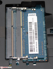 HP equips the ProBook with two working memory banks.