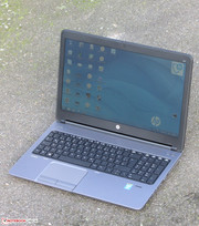 The ProBook outdoors.