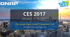 QNAP CES 2017 flyer, QNAP Thunderbolt 3 NAS and 