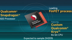 Qualcomm Snapdragon 820 SoC with 64-bit Kryo cores