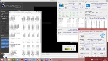 Cinebench R15 single-core CPU @2.9-3.0 GHz