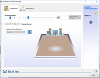 Realtek HD Audio Manager