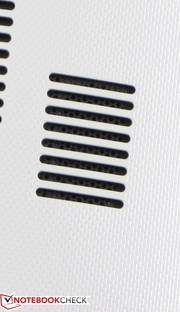 The speakers are situated at the bottom.