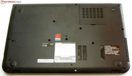 Only the working memory can be accessed via the small maintenance cover