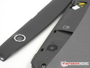 ... the cover over the main camera has to be removed.