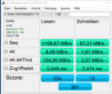 ASSSD Toshiba NVMe THNSN5256GPU7 256 GB