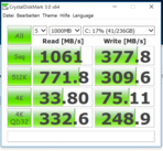 CrystalDiskMark Toshiba NVMe THNSN5256GPU7 256 GB