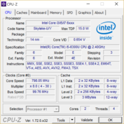 System info CPU-Z CPU