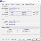 System info CPU-Z Mainboard