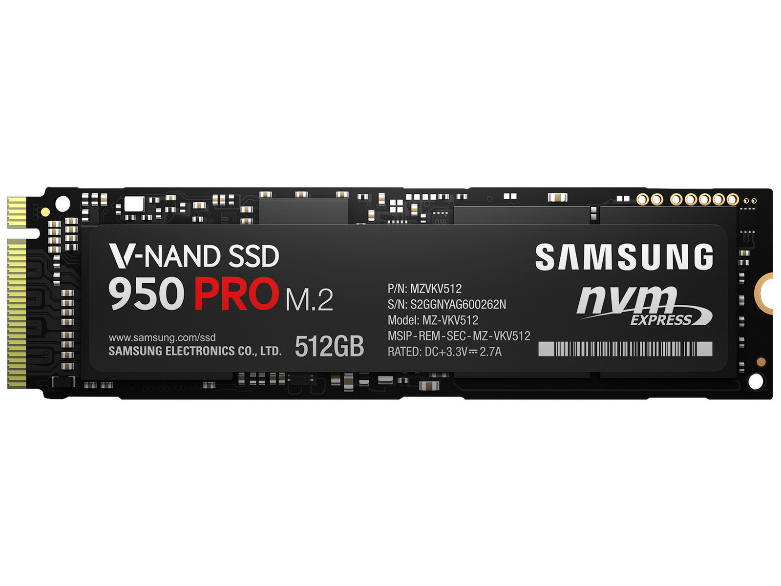 Samsung ssd on sale 950 pro 512gb