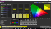 CalMAN Saturation Sweeps pre-calibration