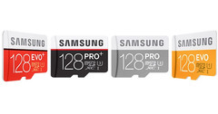 Samsung 128 GB MLC NAND microSD memory cards