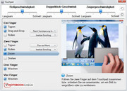 Intuitive setting of the touchpad (ETD-Ware). Looks like Apple.