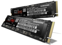 Samsung 960 PRO and 960 EVO NVMe SSDs available in in 250 GB, 500 GB and 1 TB variants