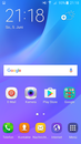 Home screen