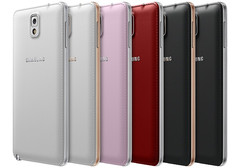 Samsung Galaxy Note 3 Android phablet color options