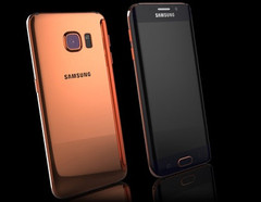 Rose Gold Samsung Galaxy S6 Edge by Goldgenie