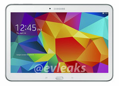 Samsung Galaxy Tab 4 10.1 Android tablet, white version leaked by evleaks