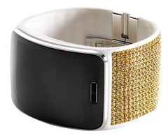 Samsung Gear S Strap by Swarovski, Swarovski Android Wear smartwatch for women coming in March