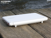 Not so; it has an attractive, snow-white case,