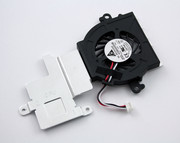 The cooling element has a real cooling function, the fan is therefore connected to the Atom processor.