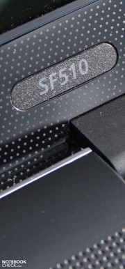 Samsung SF510-S02DE: Technically, not a performance behemoth.