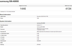 Samsung SM-A9000 specs and scores on Geekbench