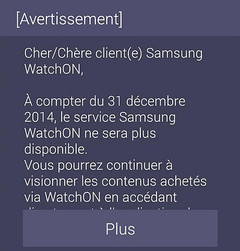 Samsung discontinues WatchON on December 31