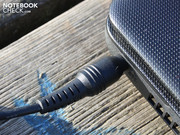 The perfectly straight plug could have indeed been left out on the adapter.