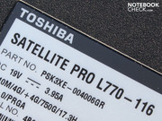 The reason: As in our Satellite Pro, dull plastic dominates its looks.