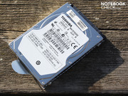 The fast rotating, 7200 rpm hard disk works swiftly.