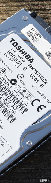 Toshiba Satellite Pro: Fast 7200 rpm HDD