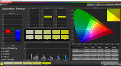 Saturation Sweeps (target color space sRGB)