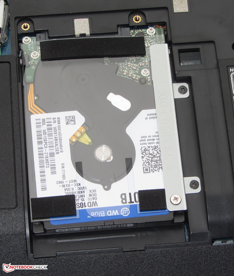 ...and the 2.5-inch hard drive are easy to replace